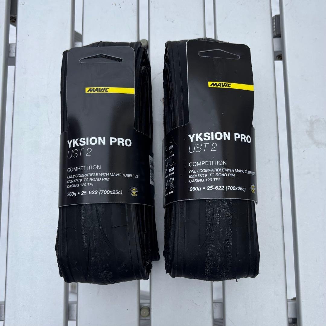 MAVIC YKSION PRO UST 2 700x25c 2本セット