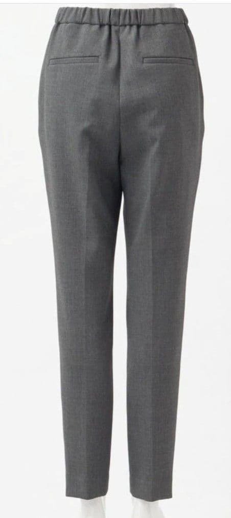 【新品タグ付】オンワード ウールダブルクロス スティック パンツ R 高橋リタ