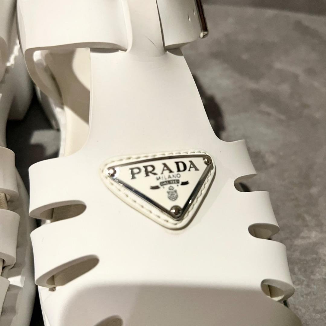 ⭐️美品⭐️ プラダ トライアングルロゴ ラバー フィッシャーマンサンダル