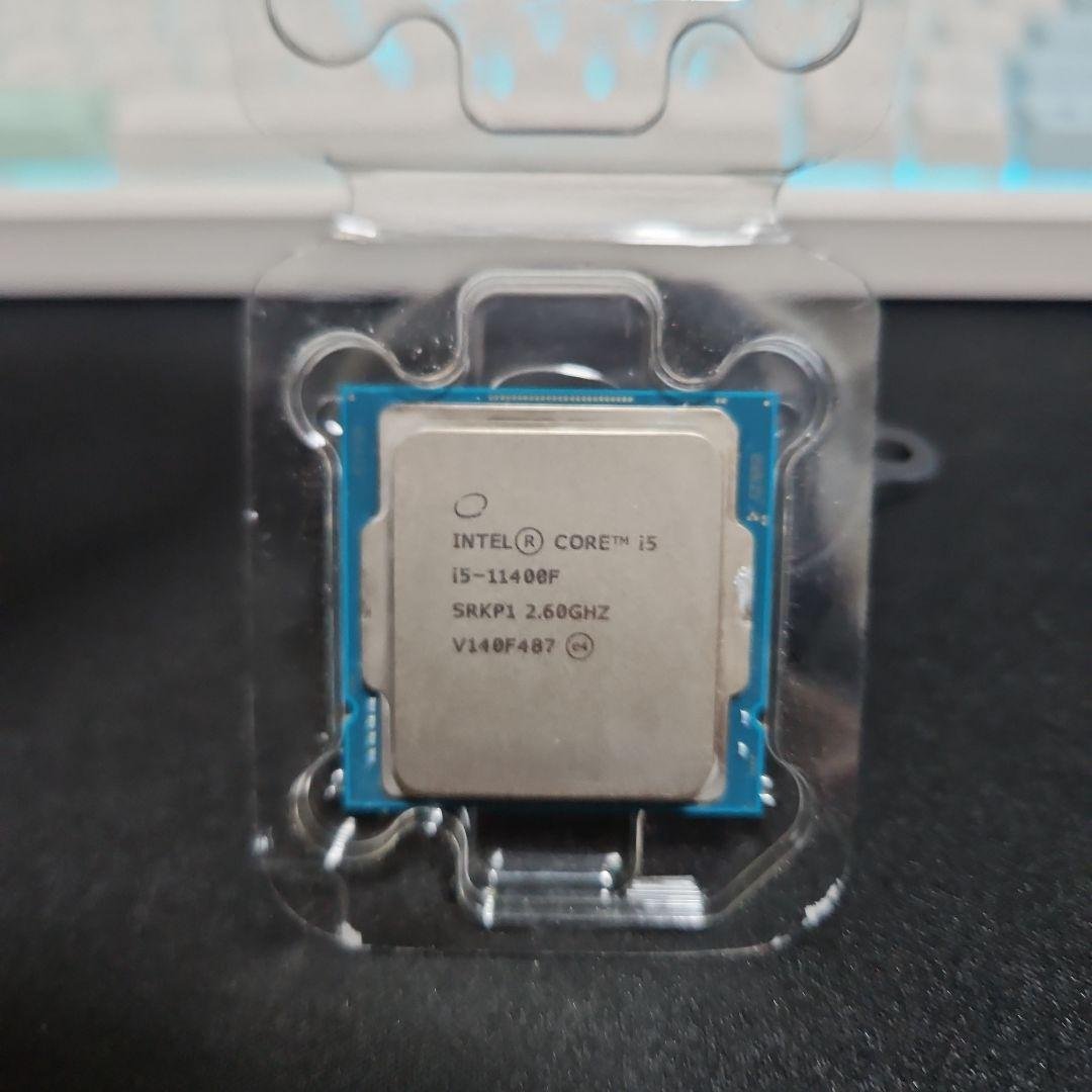 Intel Core i5-11400F 動作OK