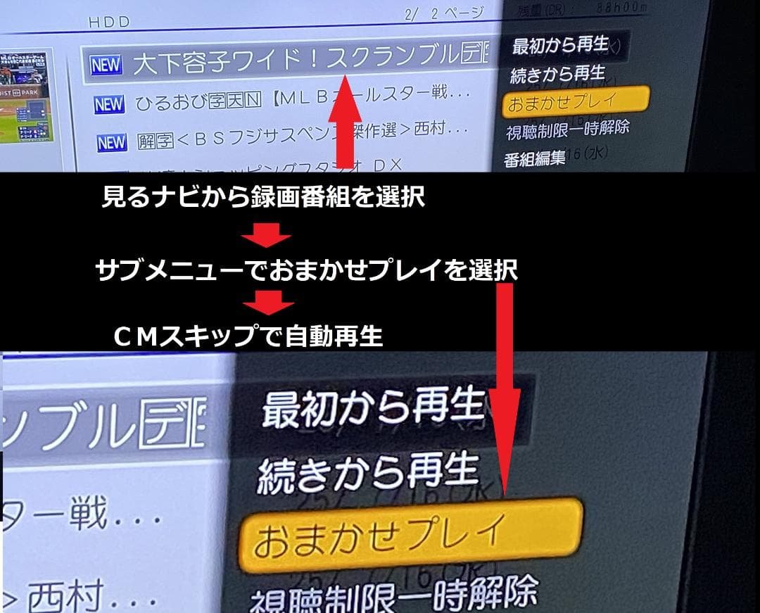 タイムセール中「大満足見どころ再生」東芝　DBR-Z310 HDD:1TB-2