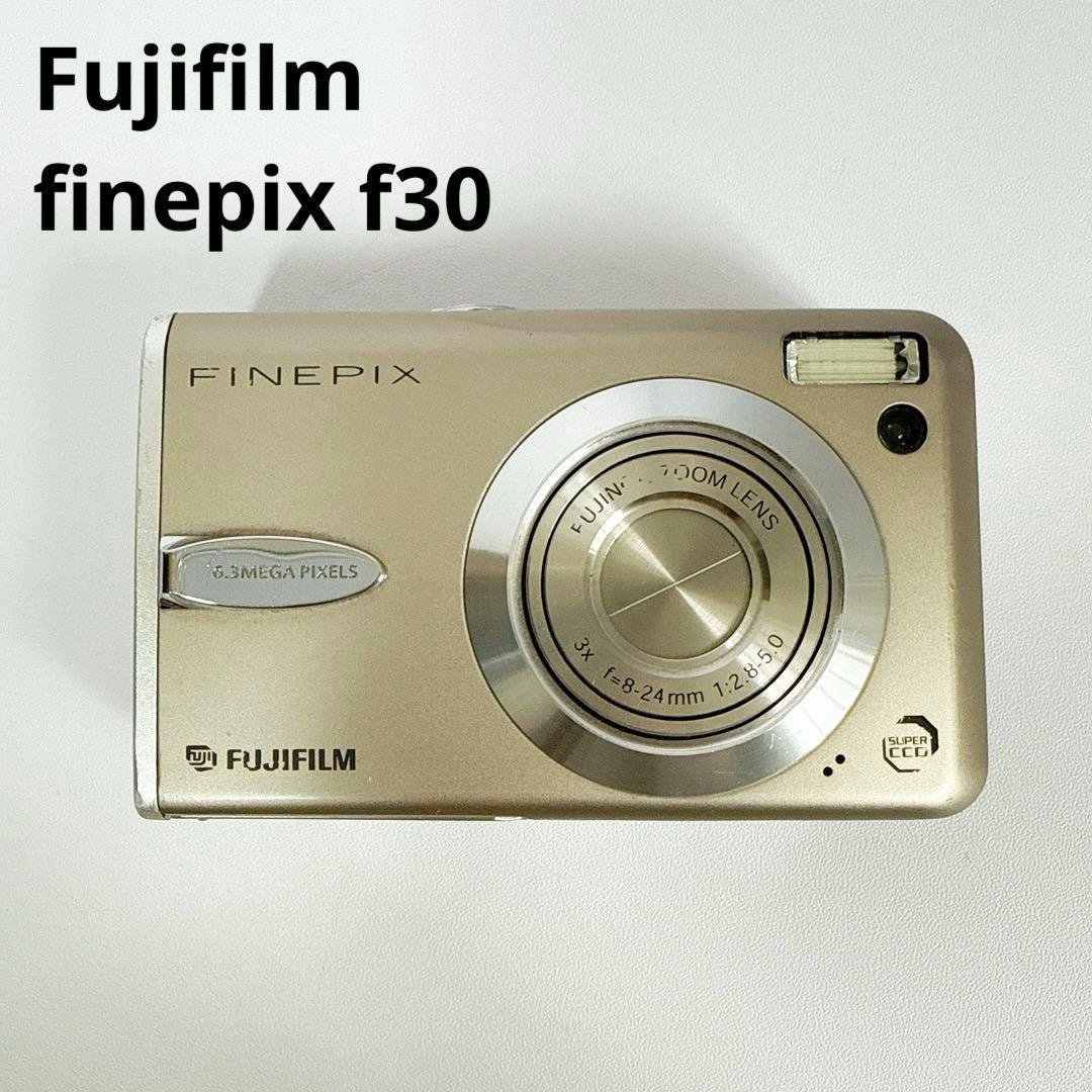 【動作確認済み】フジフィルム FinePix F30 シルバー コンデジ
