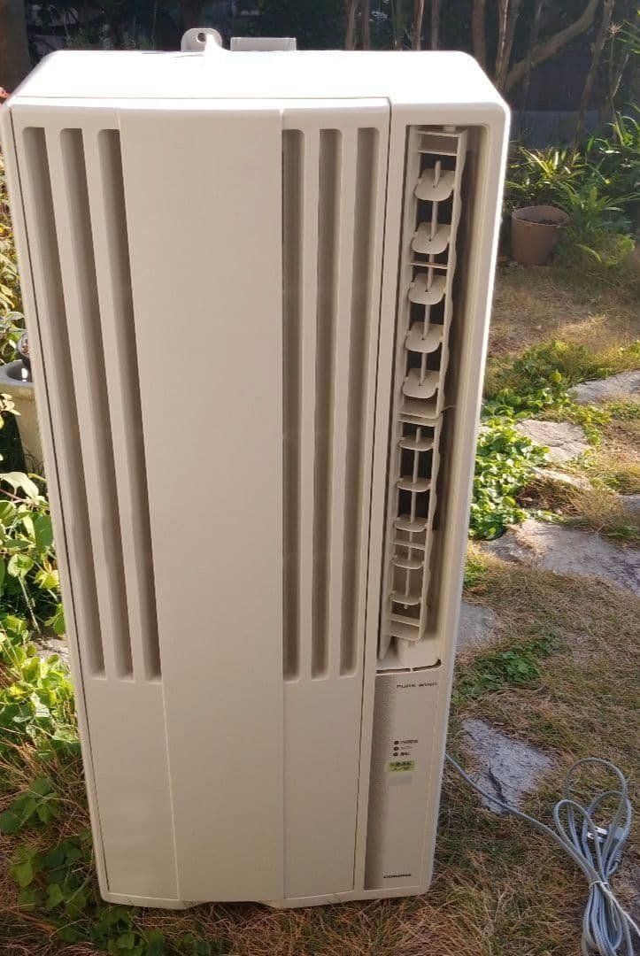 コロナCW-1620窓用エアコンホワイト スリムデザインスタンド付き2020年製