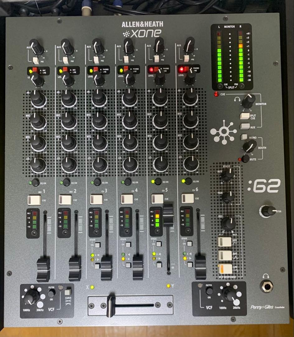 ALLEN & HEATH | Xone:62 DJミキサー