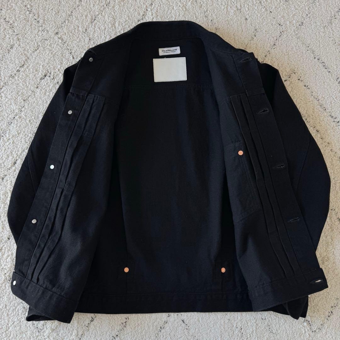 RON HERMAN DENIM ブラック デニムジャケット ファースト
