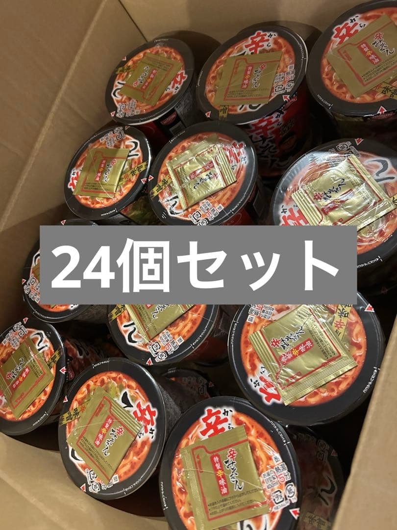 日清辛みそきん　24個セット