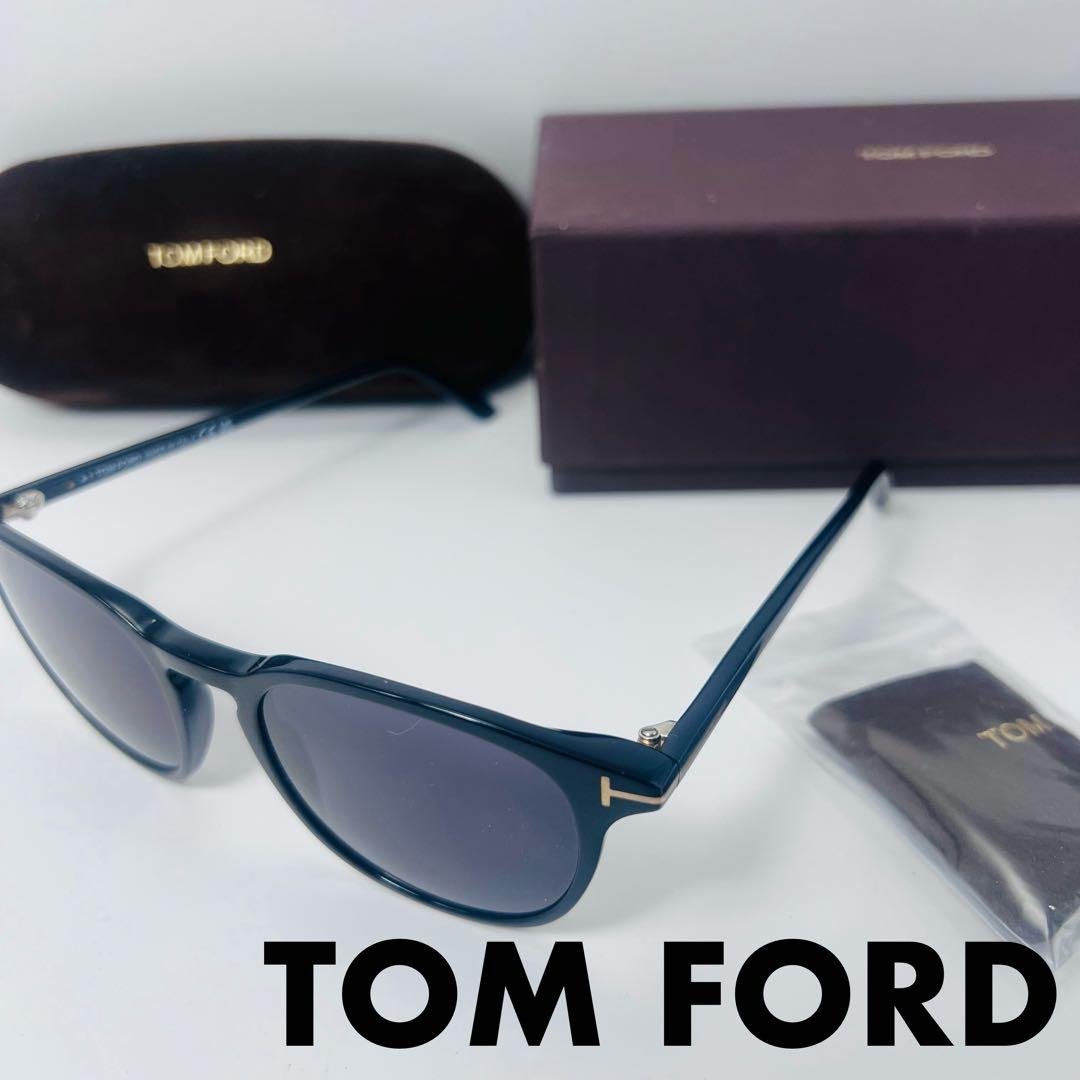 TOM FORD TF5832-B サングラス ブラック ゴールド 現行モデル