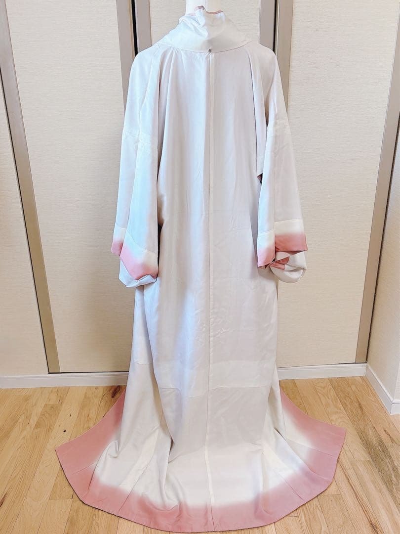 訪問着　一つ紋　フルセット　裄69 友禅 刺繍　卒業式　入学式　お宮参　袋帯 M