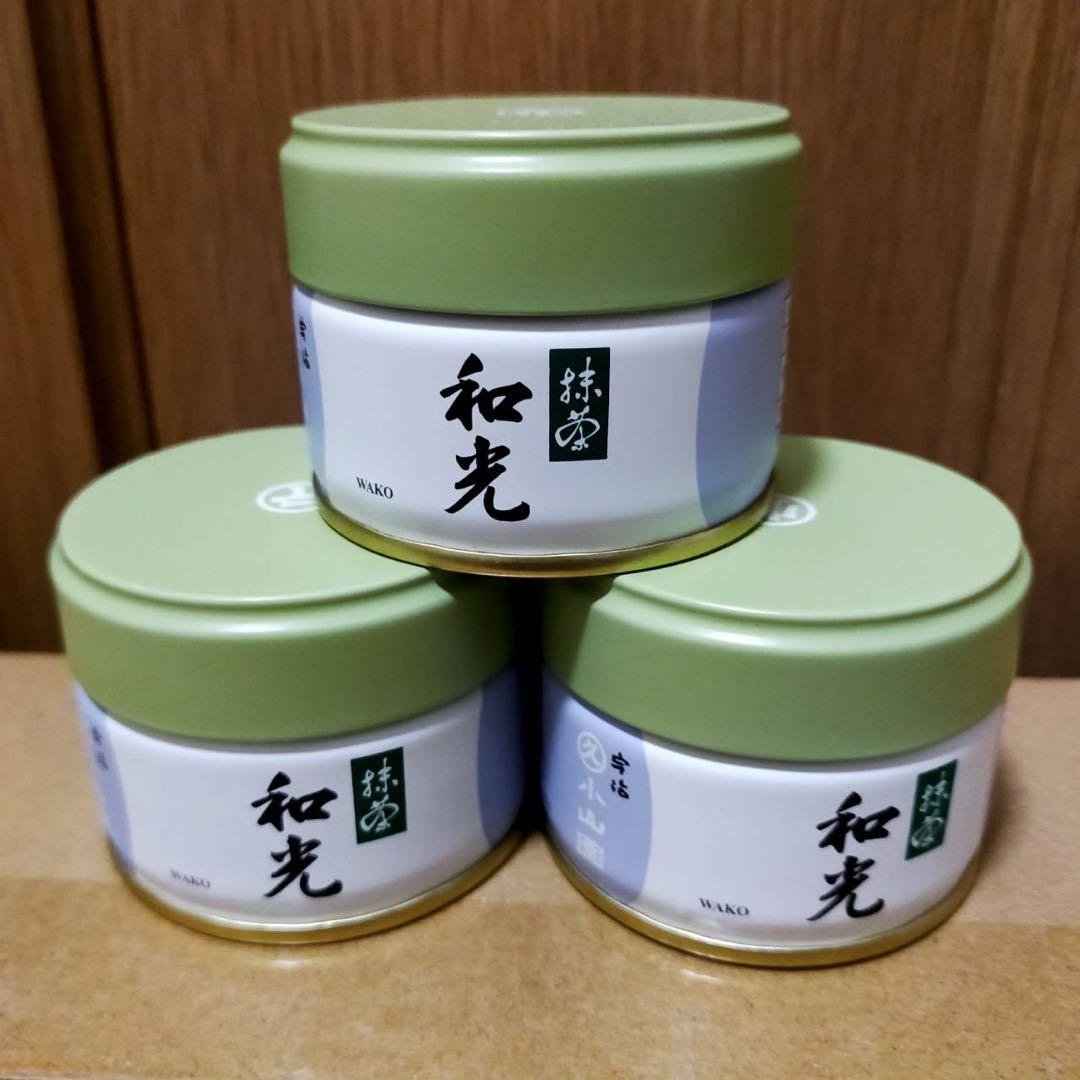 宇治抹茶　丸久　和光　20gx3缶セット