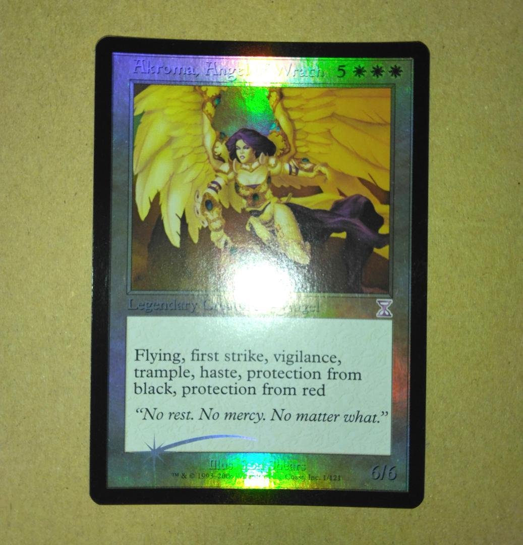 Foil 怒りの天使アクローマ Akroma, Angel of Wrath