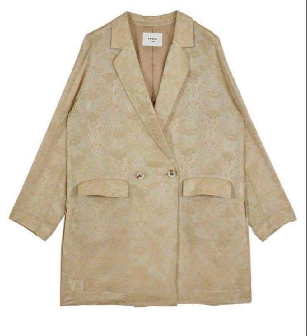 AMERI MEDI ALICIA JACQUARD JACKET アイボリー