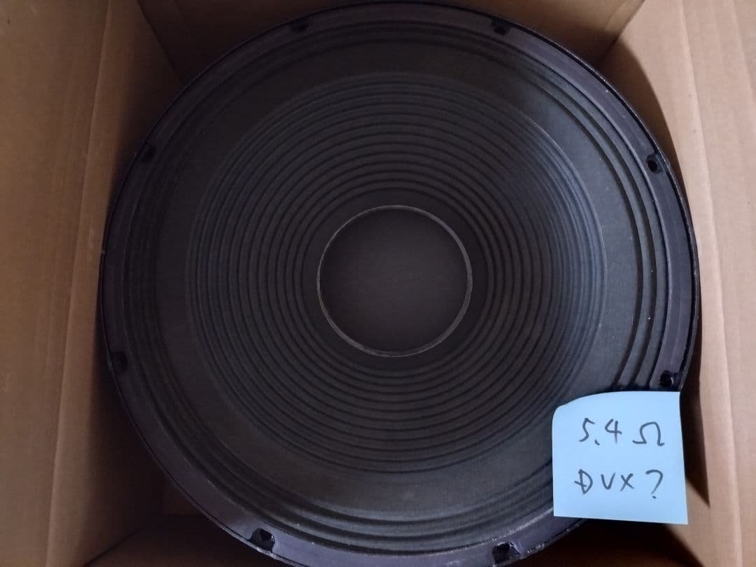 EV DVX？　15インチウーファー　その2