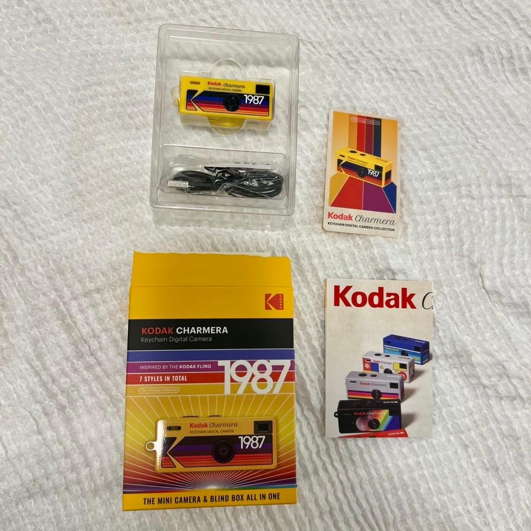 Kodak Charmera キーチェーンデジタルカメラ 1987 イエロー