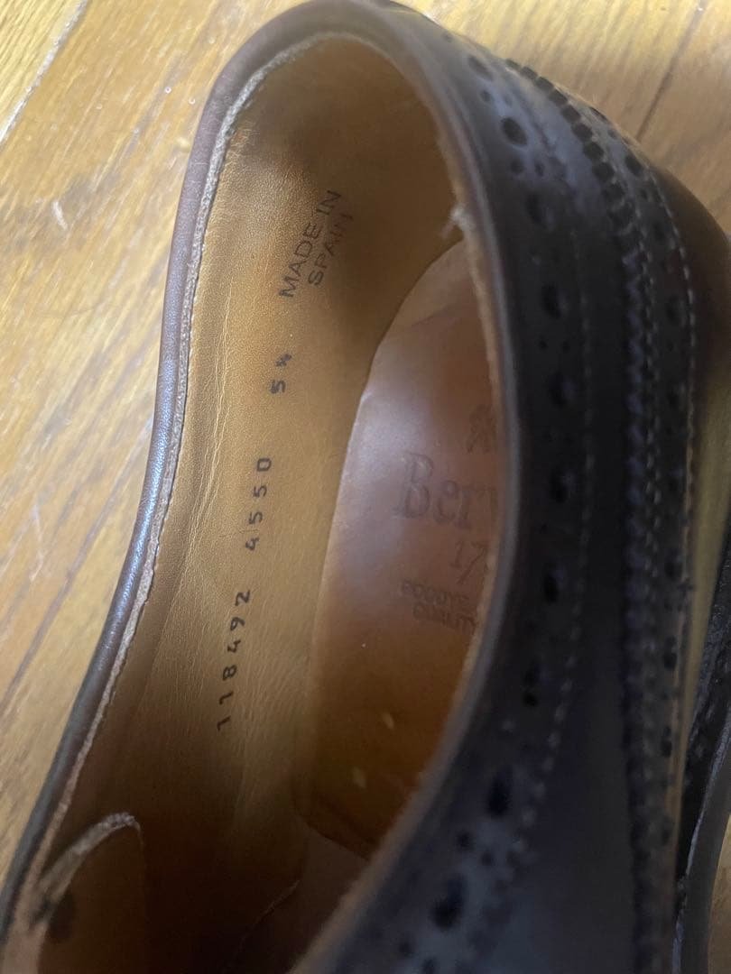 berwick ウィングチップ　5 1/2
