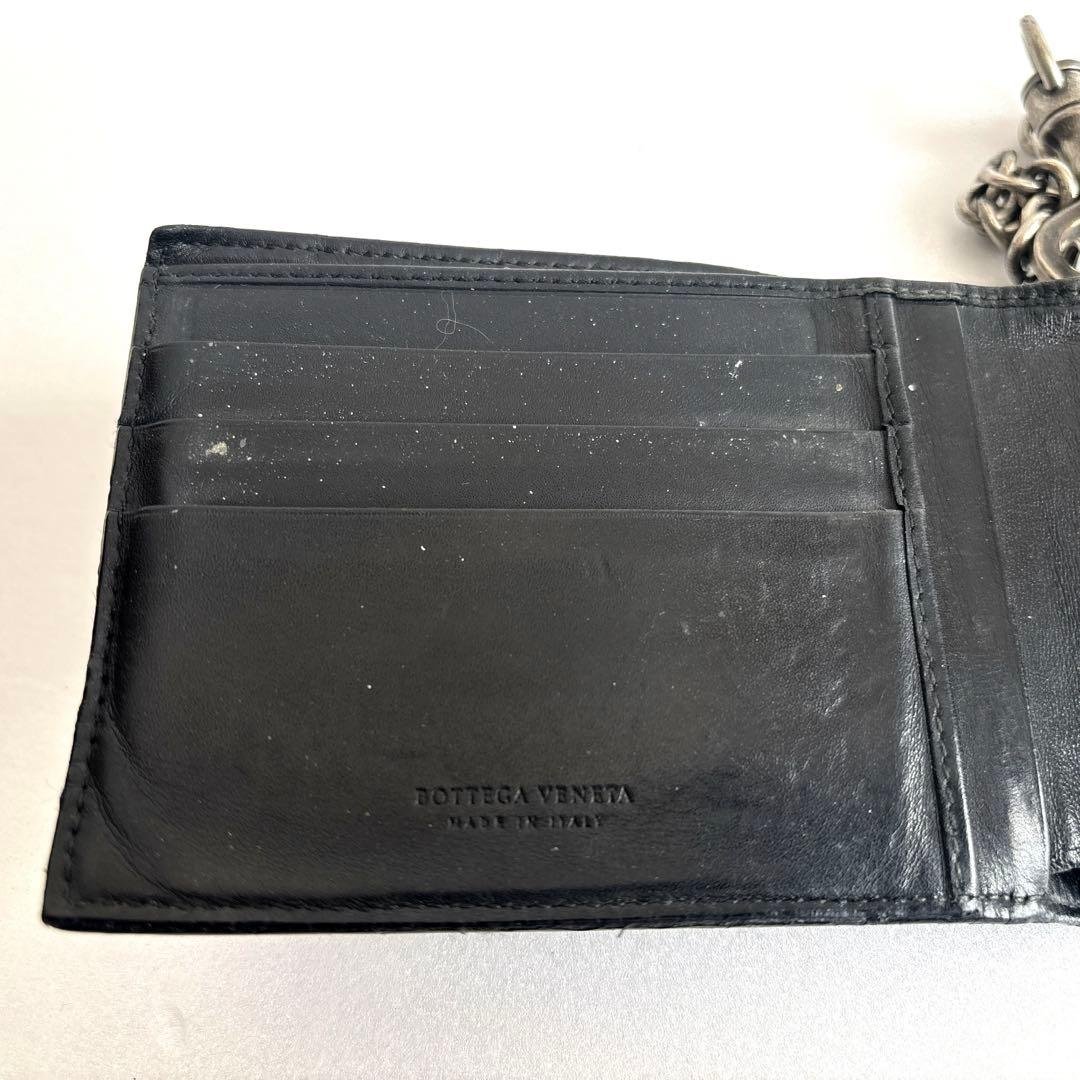 ボッテガヴェネタ　2つ折り財布　ウォレットチェーン