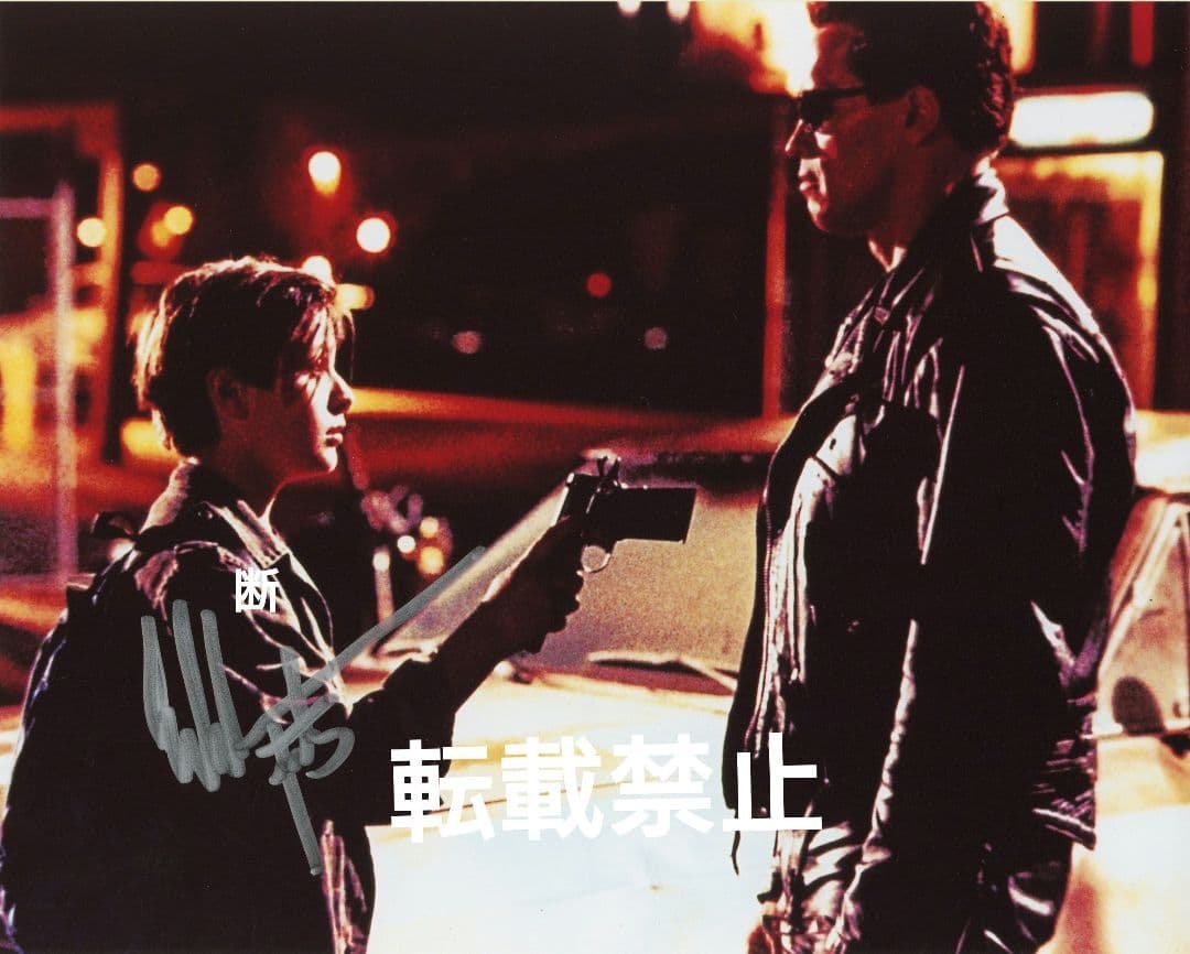 エドワード ファーロング 直筆 サインターミネーター2