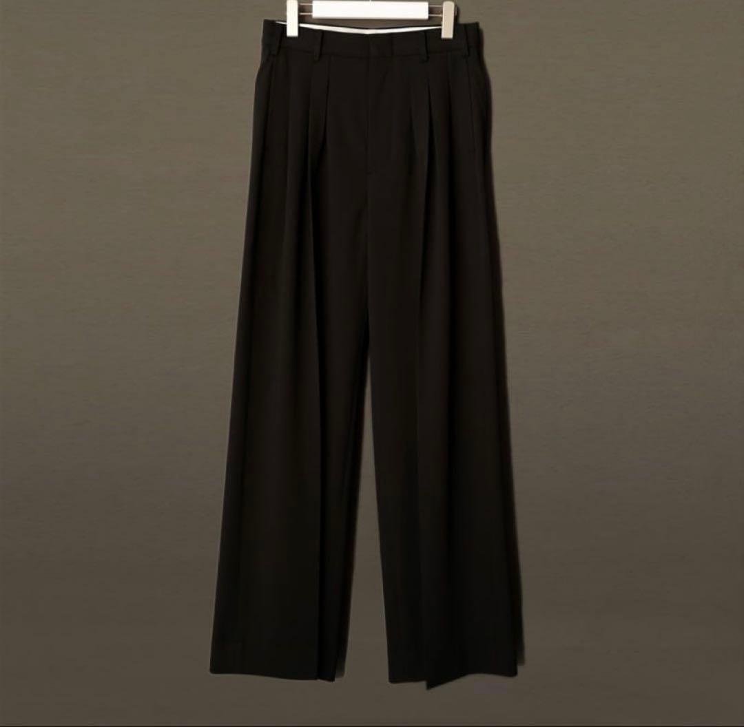 パンツ SHIKITARI MIX TUCK DESIGN WIDE SLACKS