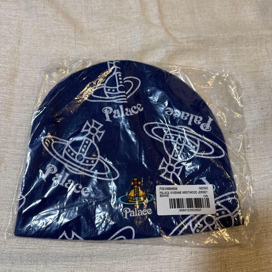 新品palace Vivienne Westwood コラボビーニー　ブルー