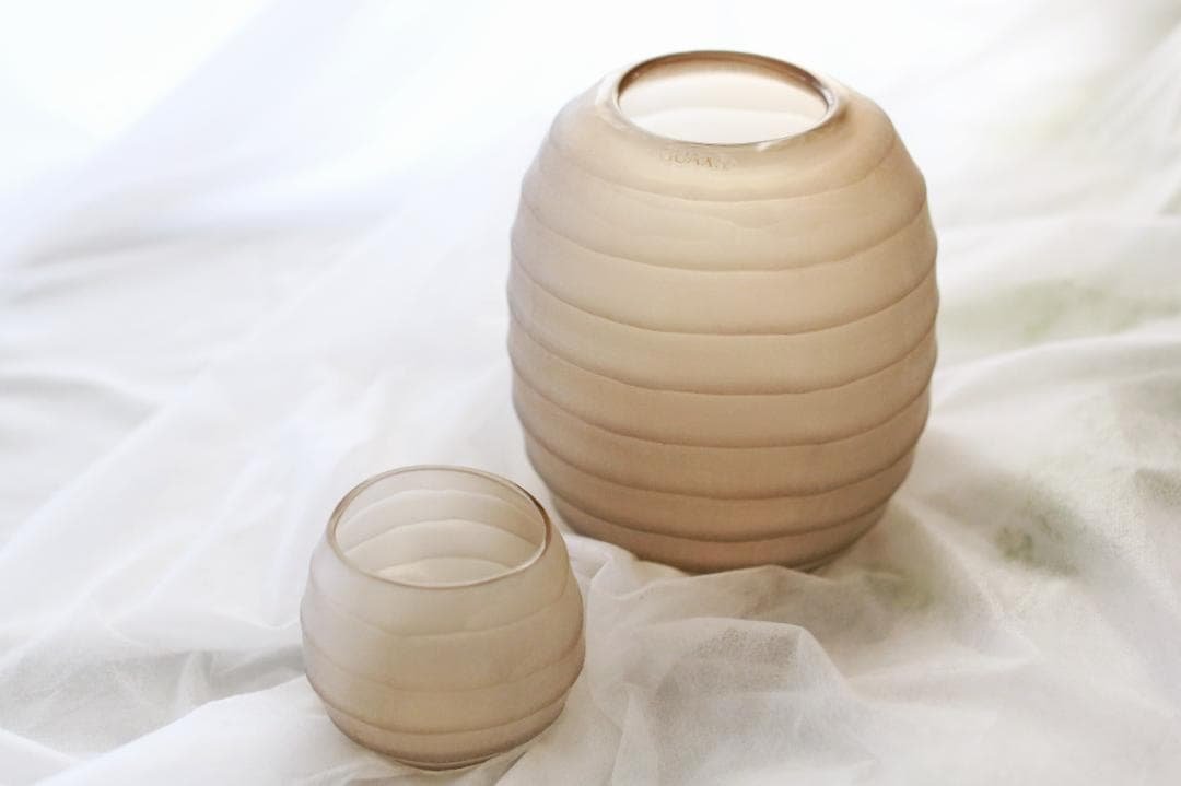 花瓶・フラワースタンド GUAXS BELLY _L + BELLY_tealight SET