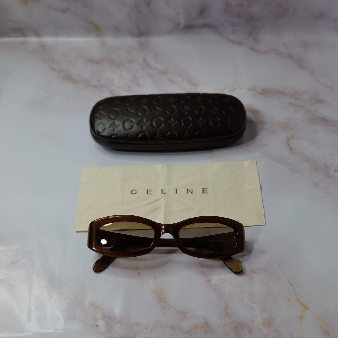 celine セリーヌ マカダム ロゴ Y2K アンティーク サングラス ケース