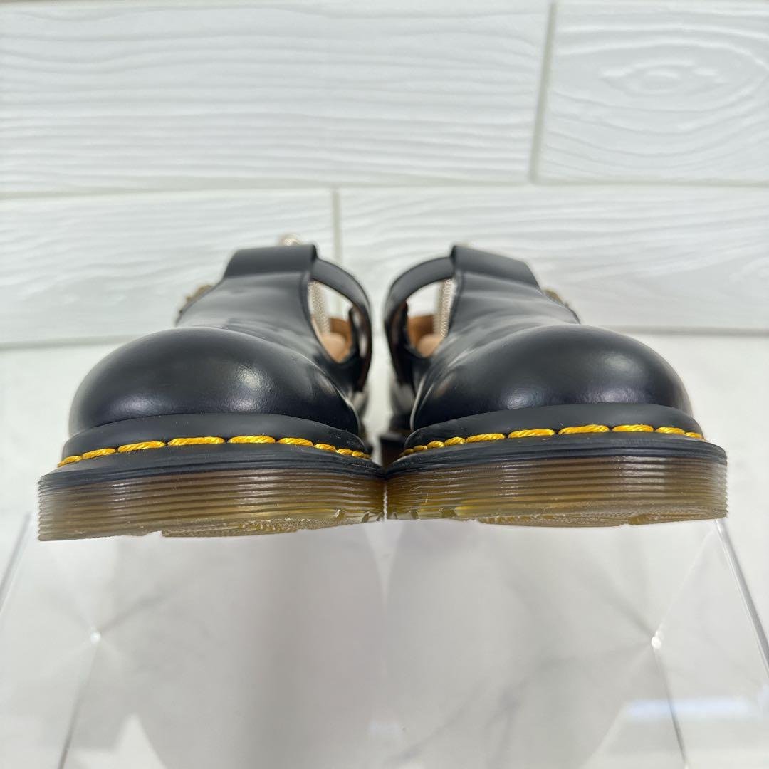 【美品】ドクターマーチン POLLEY Tバーシューズ UK3 黒 ポリー