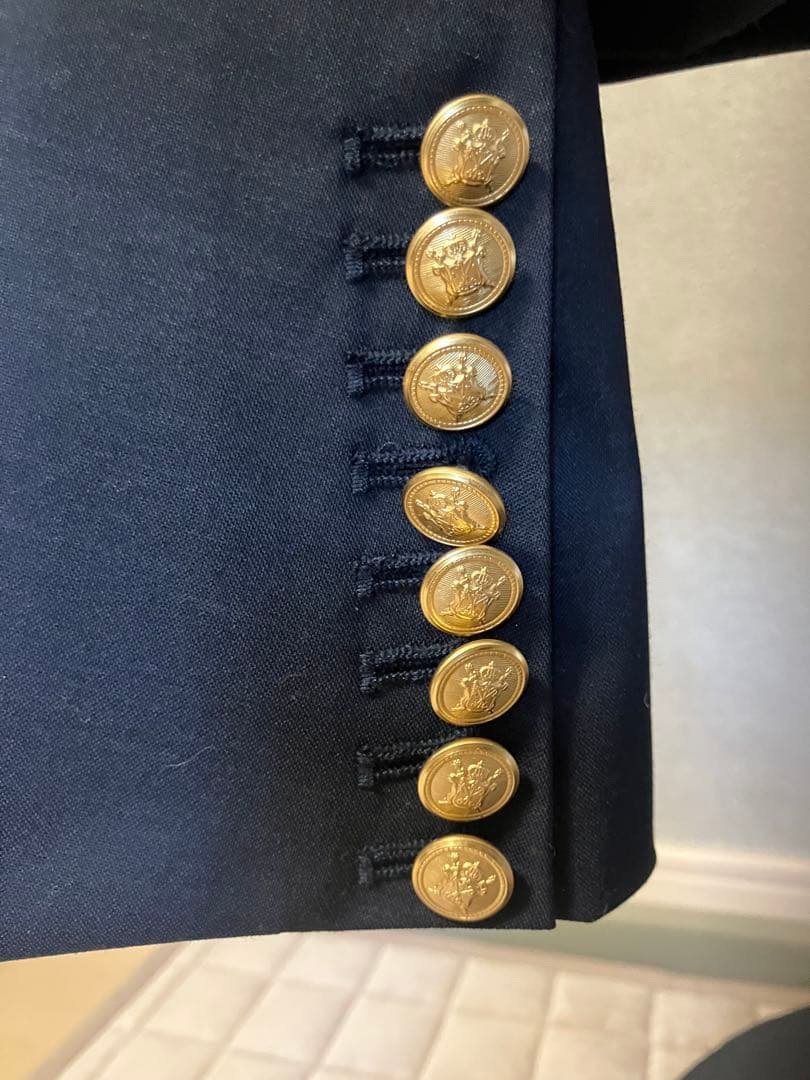 MASU zip-up blazer ネイビー　25SS