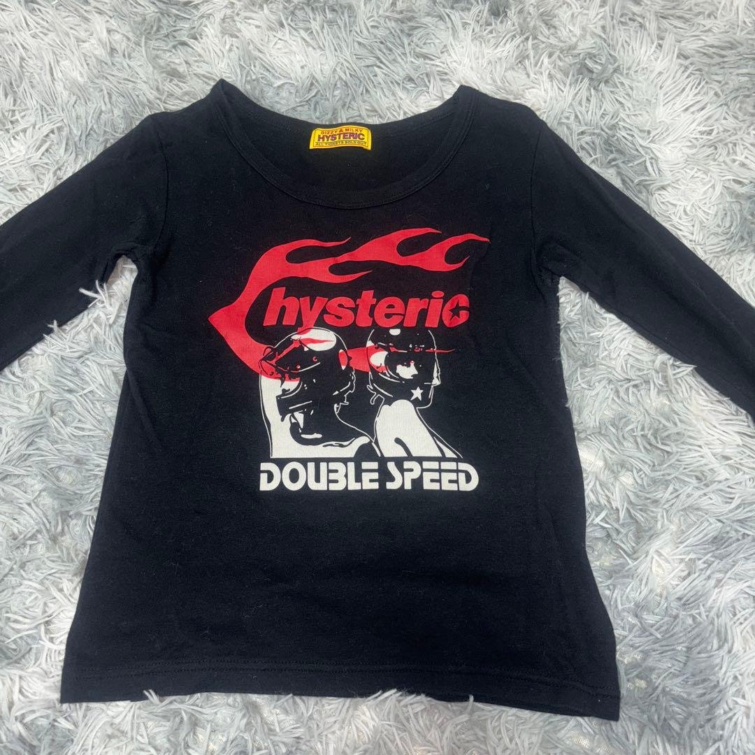 ヒステリックグラマー ロンT 長袖 DOUBLE SPEED