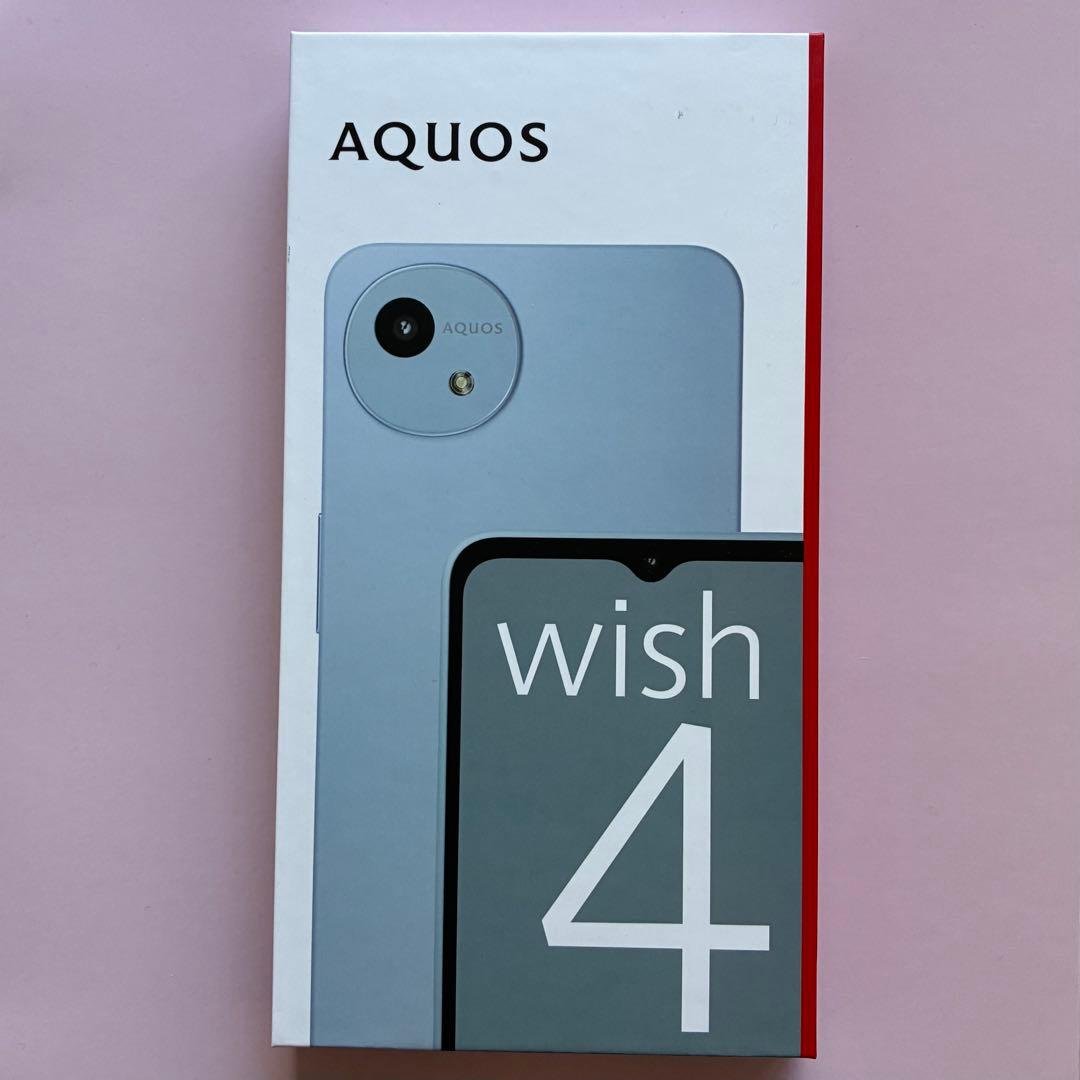【新品未使用】AQUOS wish4 ブルー SIMフリー SoftBank購入