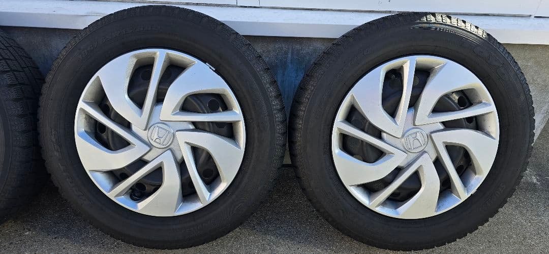 フリード純正ホイール スタッドレスセット 中古7部山
