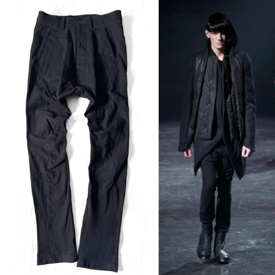 JULIUS ニットデニム アーカイブ サルエル スキニー パンツ デニム