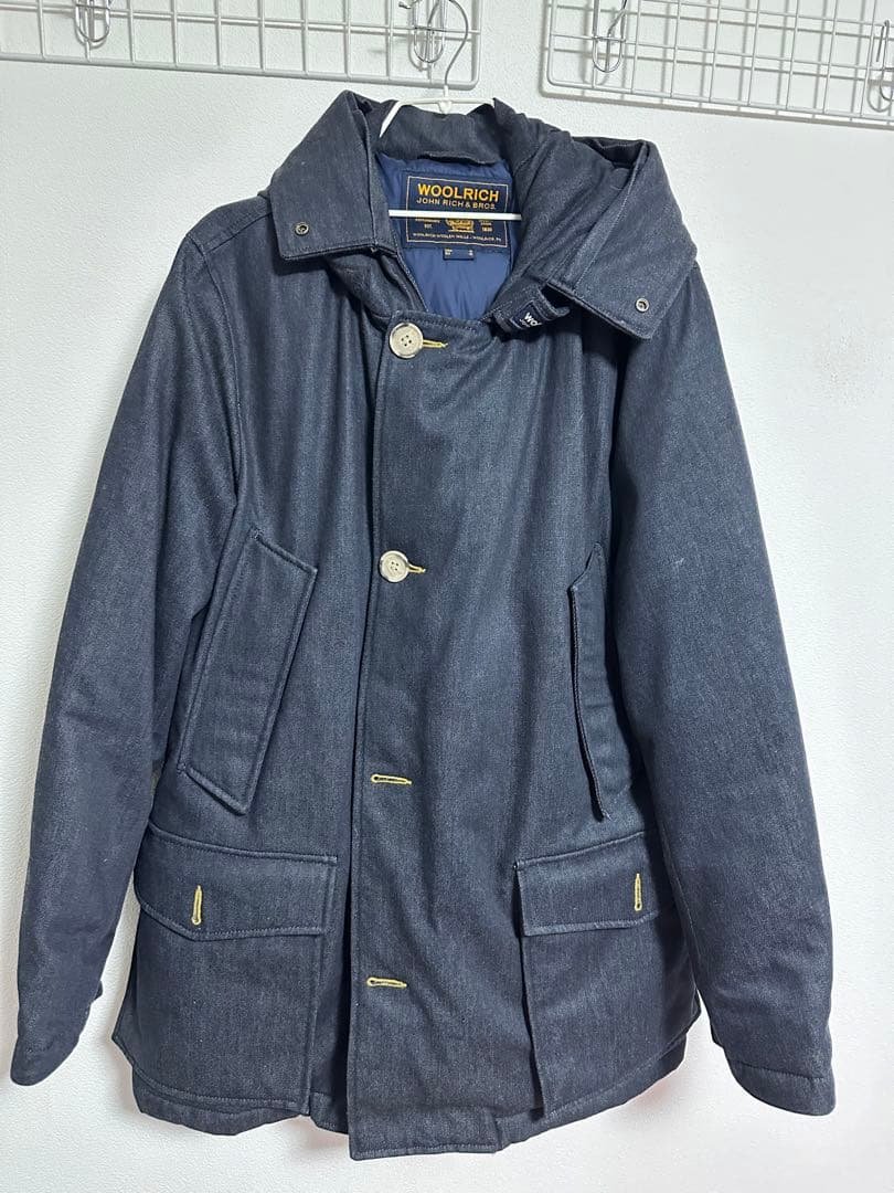 Woolrich デニム ダウンジャケット サイズS/M
