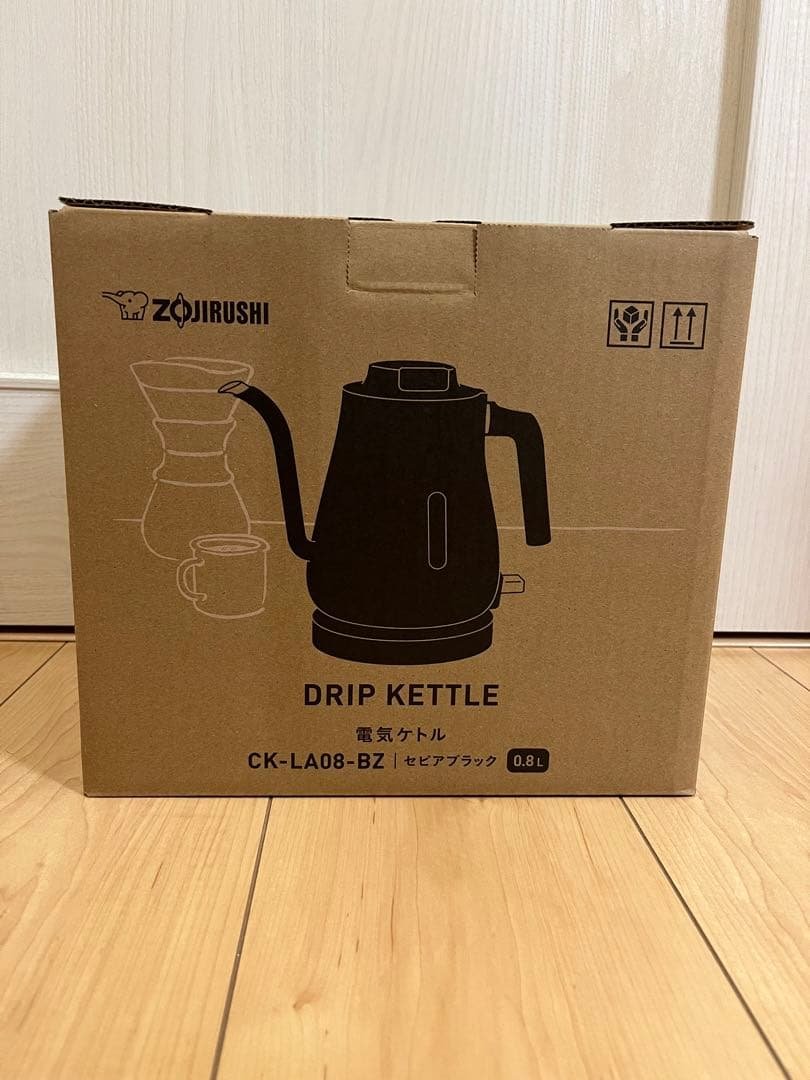 【新品】象印 CK-LA08-BZ ブラック 電気ケトル 0.8L