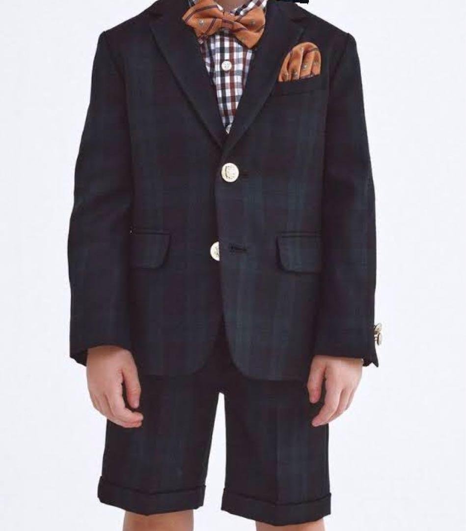 キッズ フォーマルスーツ　チェック　green label relaxing