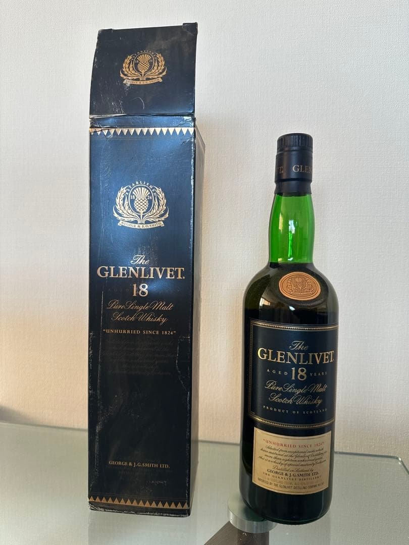 40年前のThe Glenlivet 18年 シングルモルトウイスキー750ml