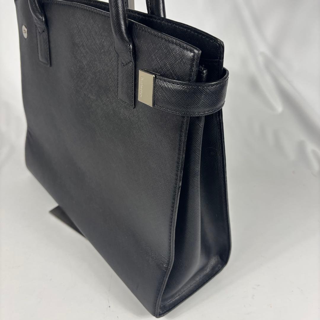 Burberry‘s フォーマルバッグ　ビジネスバッグ　レザー　ブラック