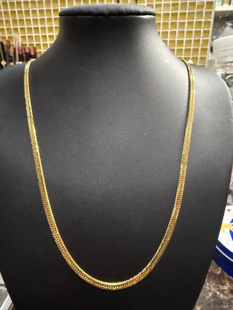 18金喜平12cutトリプルネックレス 45cm 11.3g