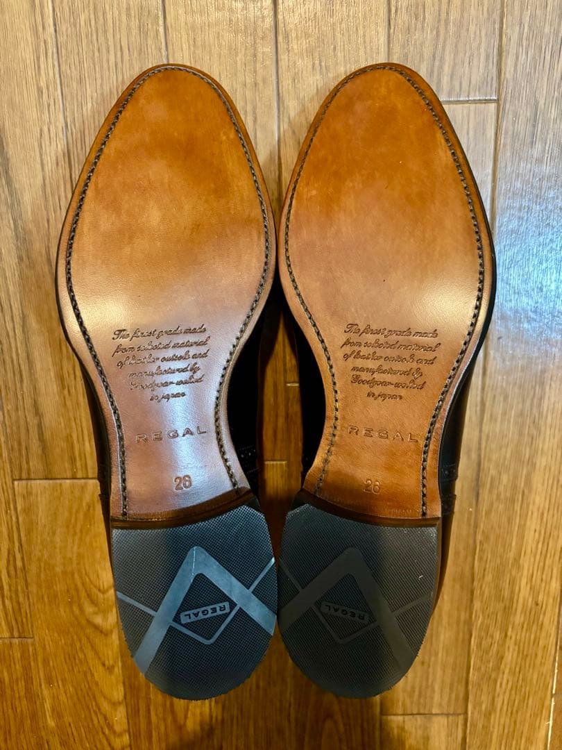 【未使用品】REGAL リーガル 02DR ブラック 26cm