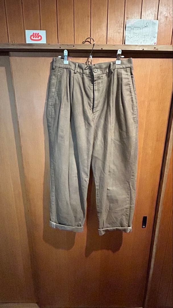 【マネシバさん専用】コムデギャルソン　ブラウンチノパン