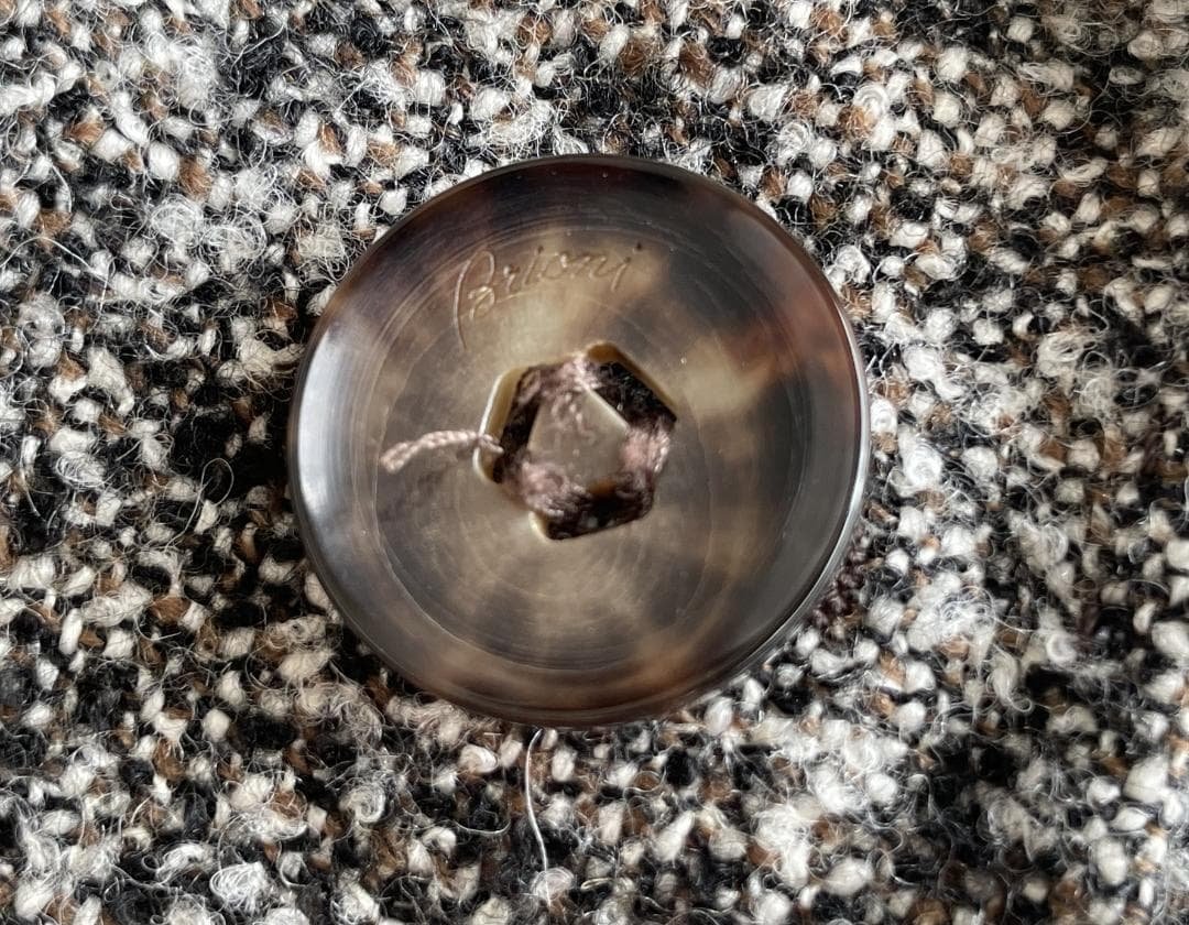 美品 Brioni ブリオーニ アルパカ アンゴラ ツイードジャケット 伊製