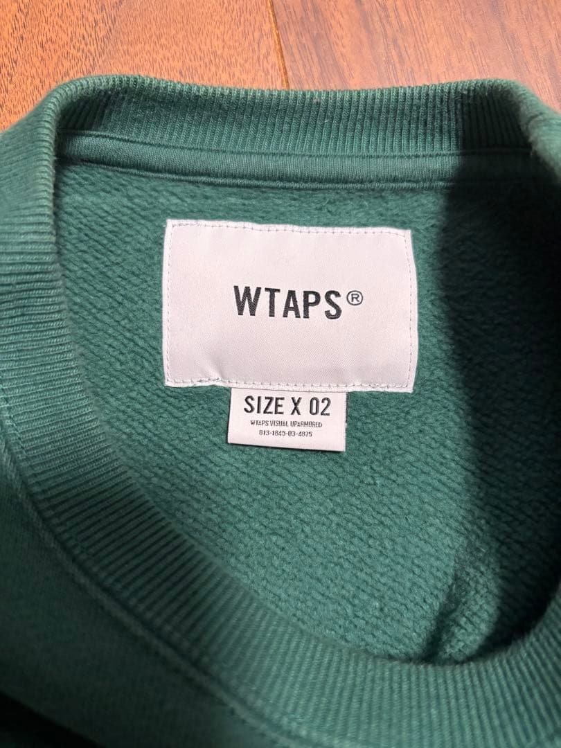 WTAPS 24ss スウェット　刺繍ロゴ　SWEATER COTTON