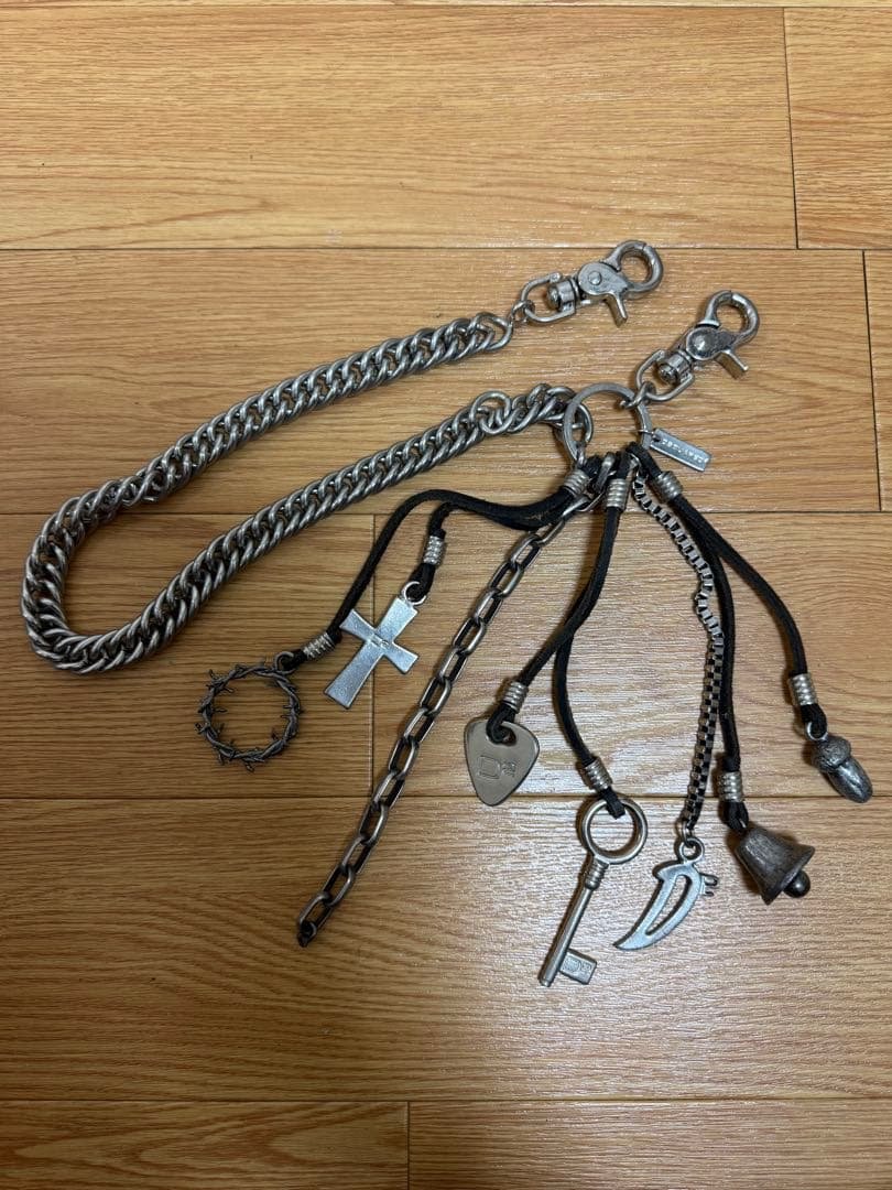 DSQUARED2 ディースクエアード ウォレットチェーン シルバー　ディーゼル