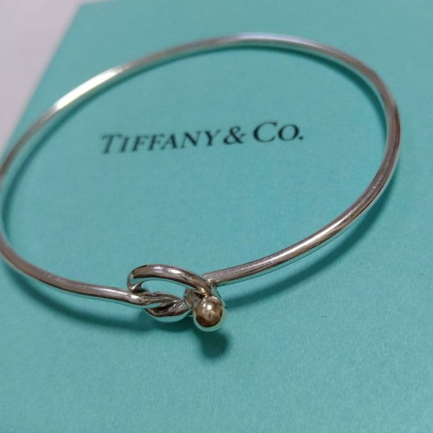 専用ですティファニー フック＆アイ ラブノット バングル コンビ 925×750