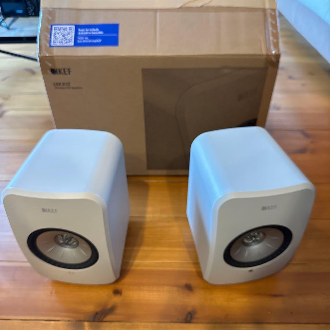 KEF LSX II LT 　ストーンホワイト美品