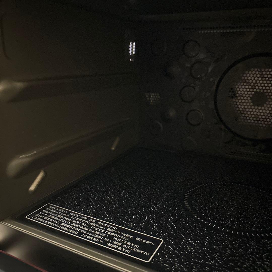 SHARP２段 オーブンレンジ 1000W レッド 電子レンジ